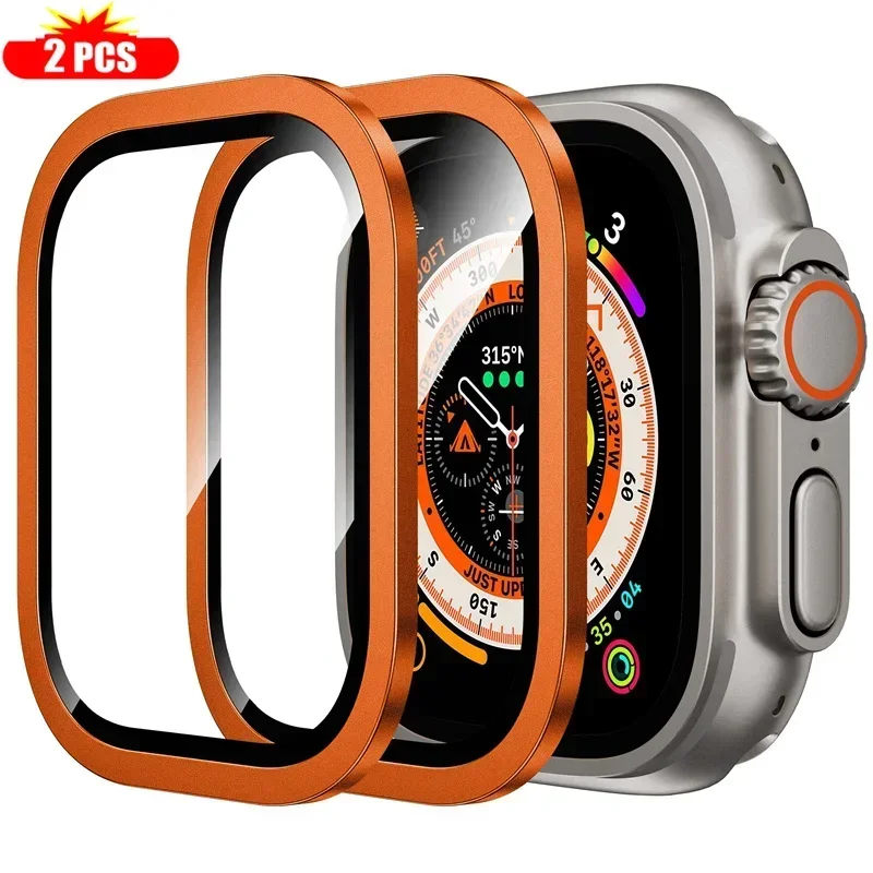 2PCS Titanium Metal Frame for  - Smartwatch Watch Accessories For Women recension och pris