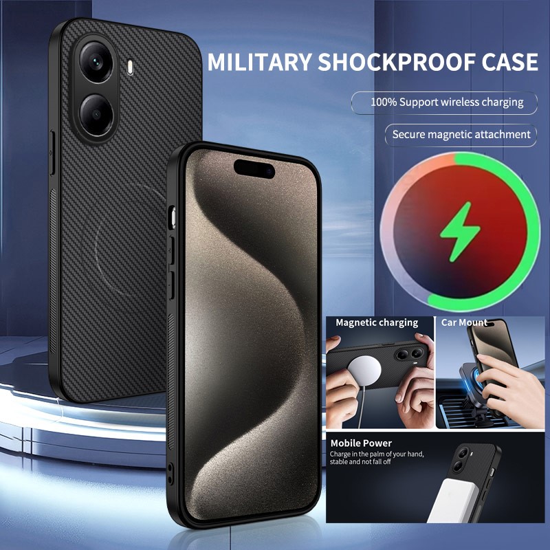 Business Carbon Fiber Magnetic - Xiaomi Poco X6 recension och pris