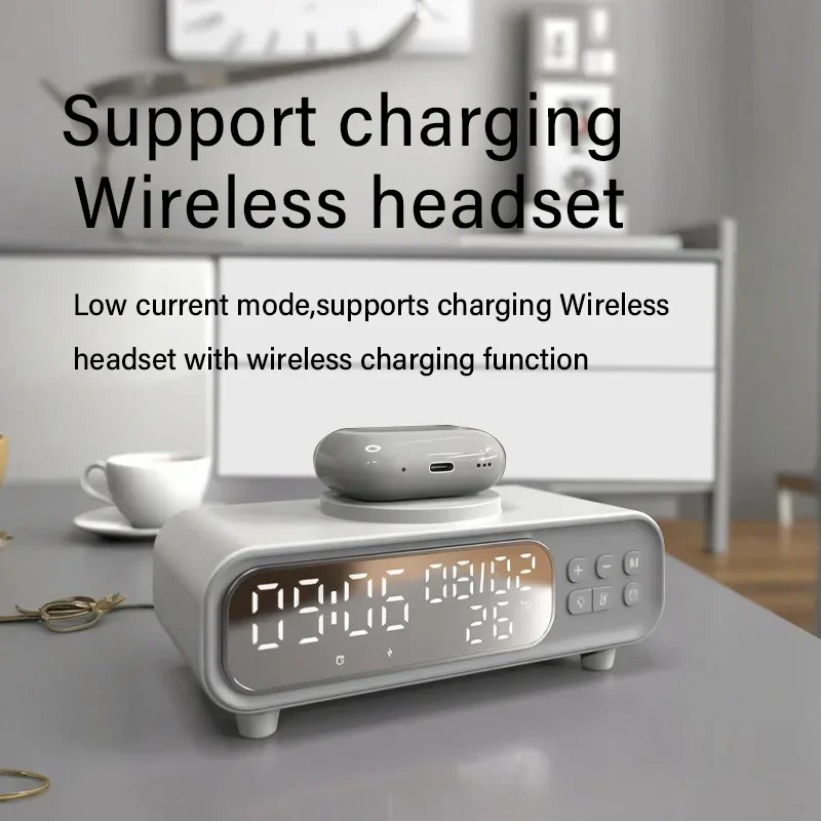 15W Wireless Charger Time Alar - Wireless Charger Watch recension och pris