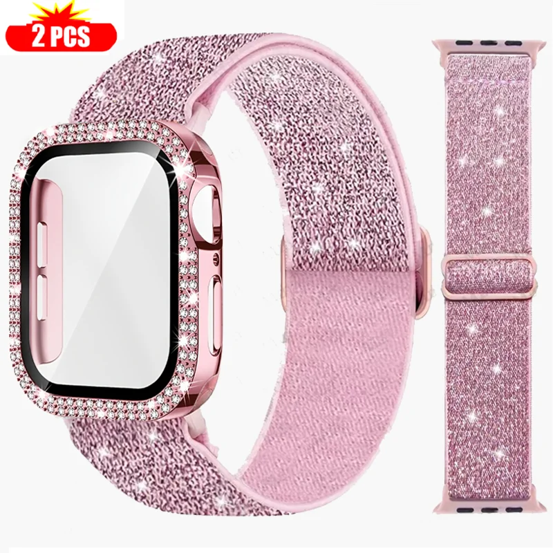 Band+Case for Apple Watch 45mm - Smartwatch Watch Accessories For Women recension och pris