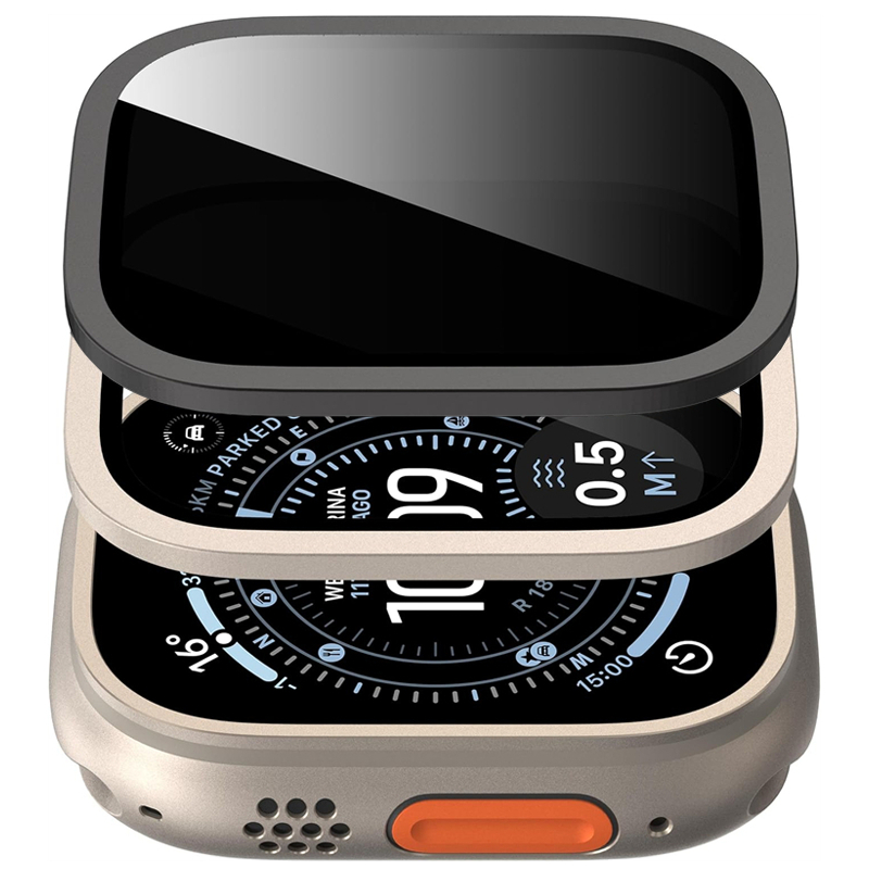 Tempered Glass for Apple Watch - Watch Case Bumper recension och pris