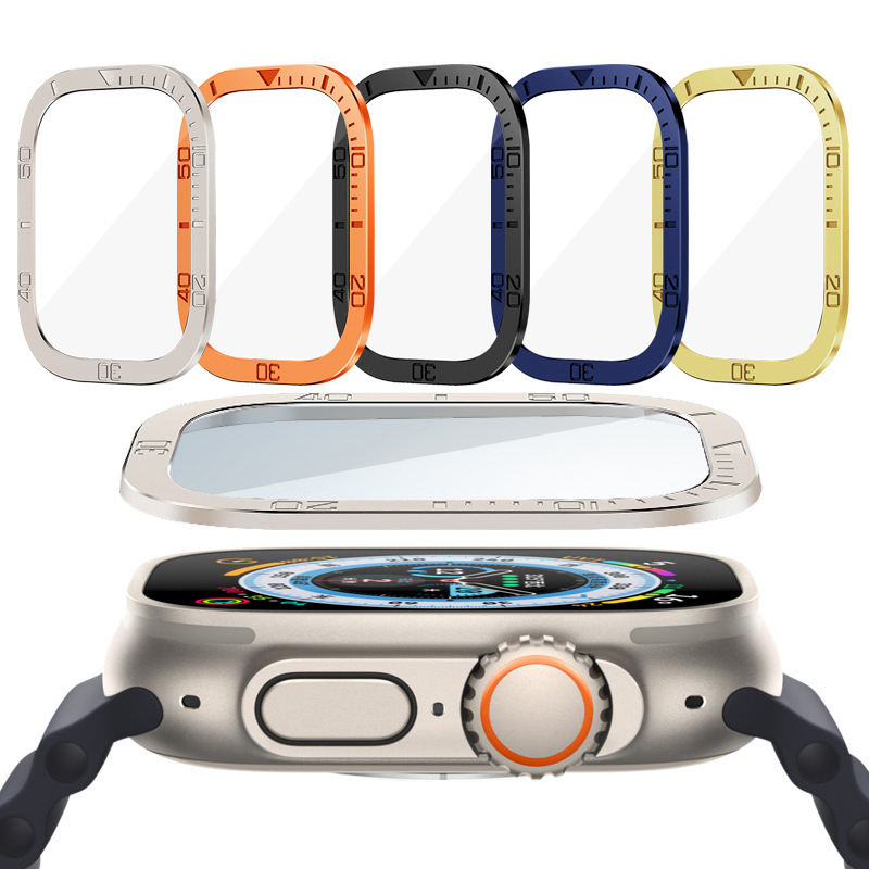 Tempered Glass for Apple Watch - Watch Case Bumper recension och pris
