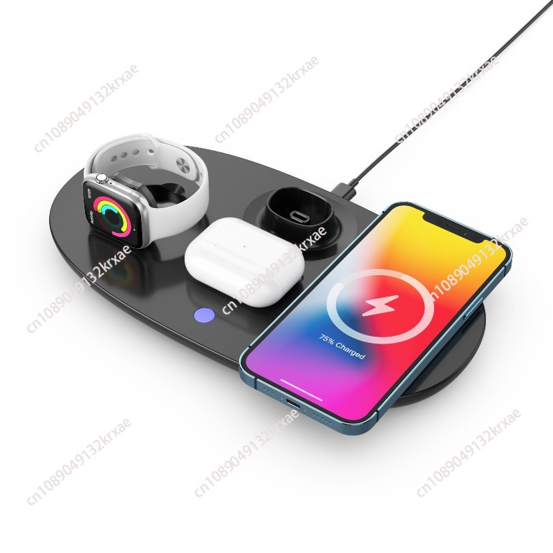 4In1 Headphones Stand For Airp - Wireless Charger Watch recension och pris