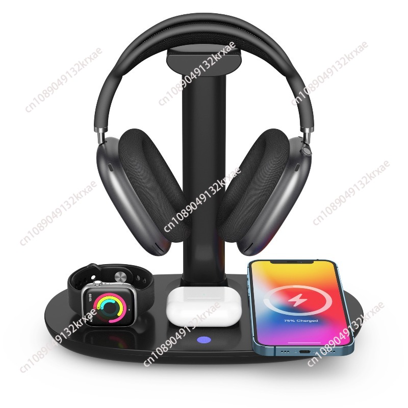 4In1 Headphones Stand For Airp - Wireless Charger Watch recension och pris