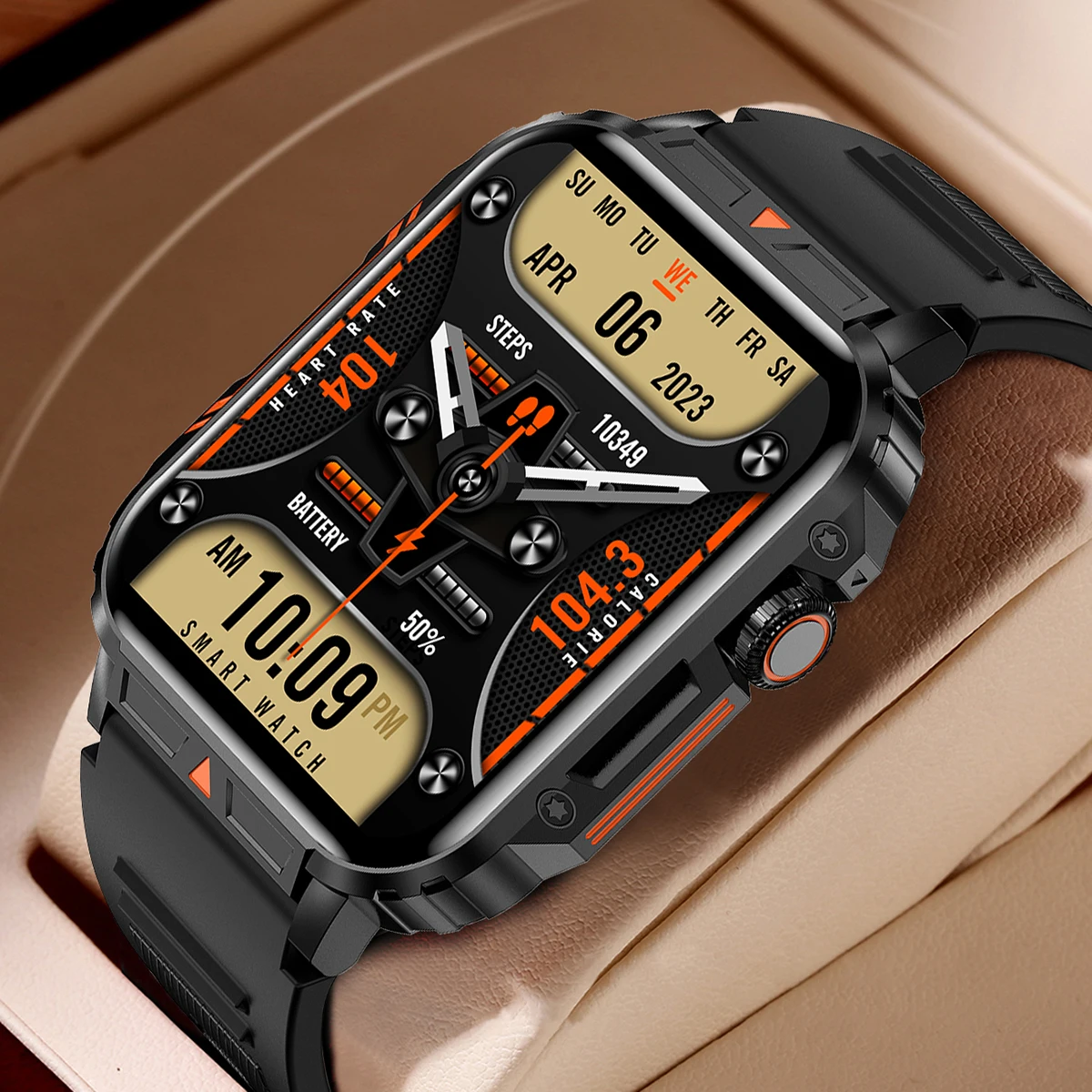 2026 Luxury Military Smart Wat - Smartwatch Face recension och pris