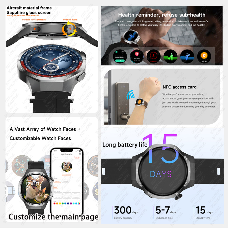 2026 New BOXUXING Watch 5 MAX  - Smartwatch Face recension och pris