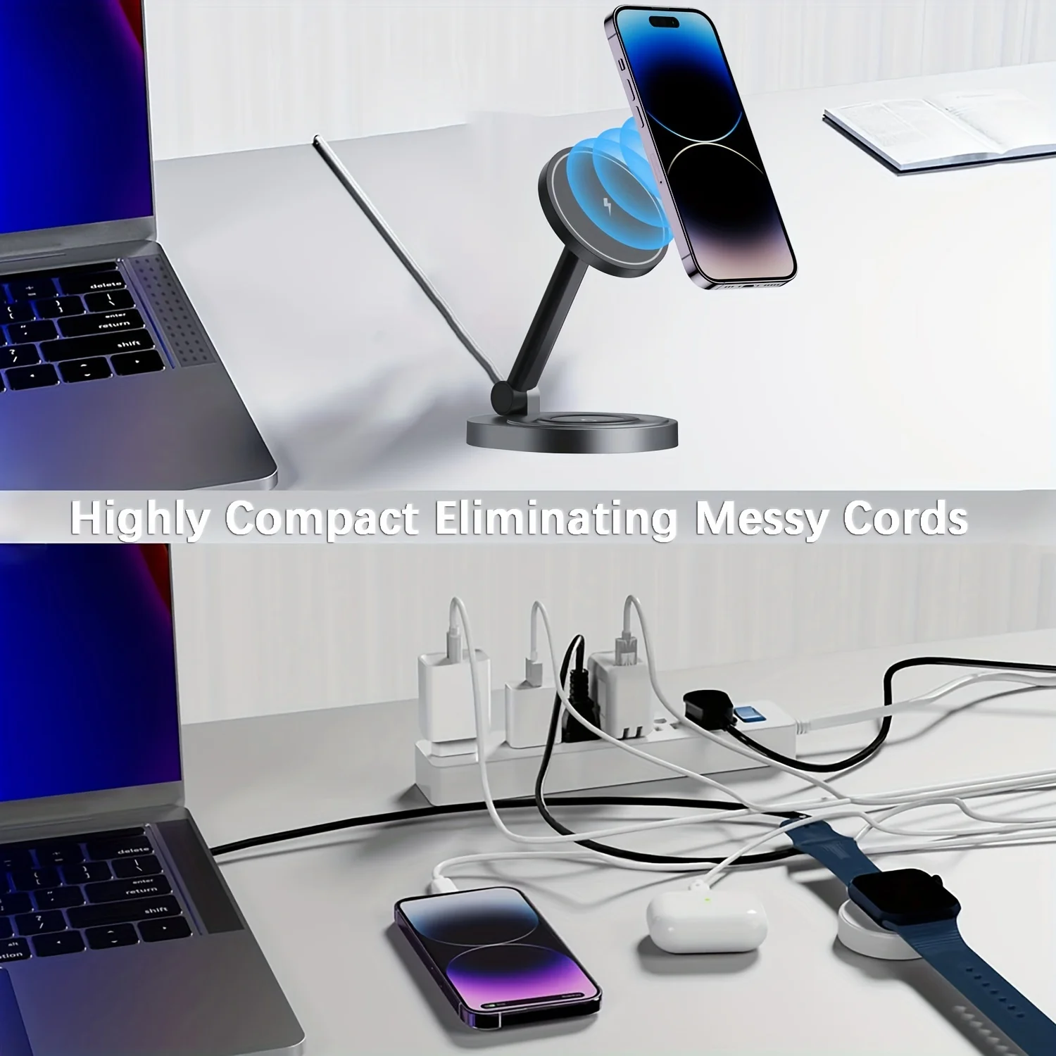 2 In 1 Magnetic Wireless Charg - Wireless Charger Watch recension och pris