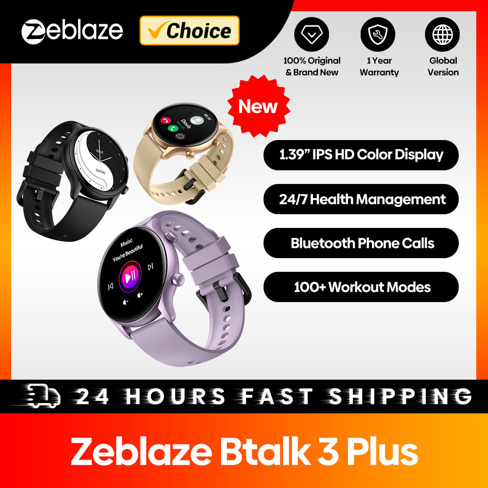 New Zeblaze Btalk 3 Plus Voice - Smartwatch Face recension och pris
