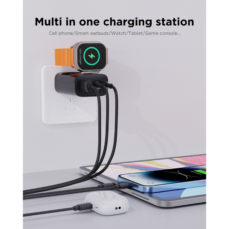 Oatsbasf 4 In 1 QC3.0 Fast Mag - Wireless Charger Watch recension och pris