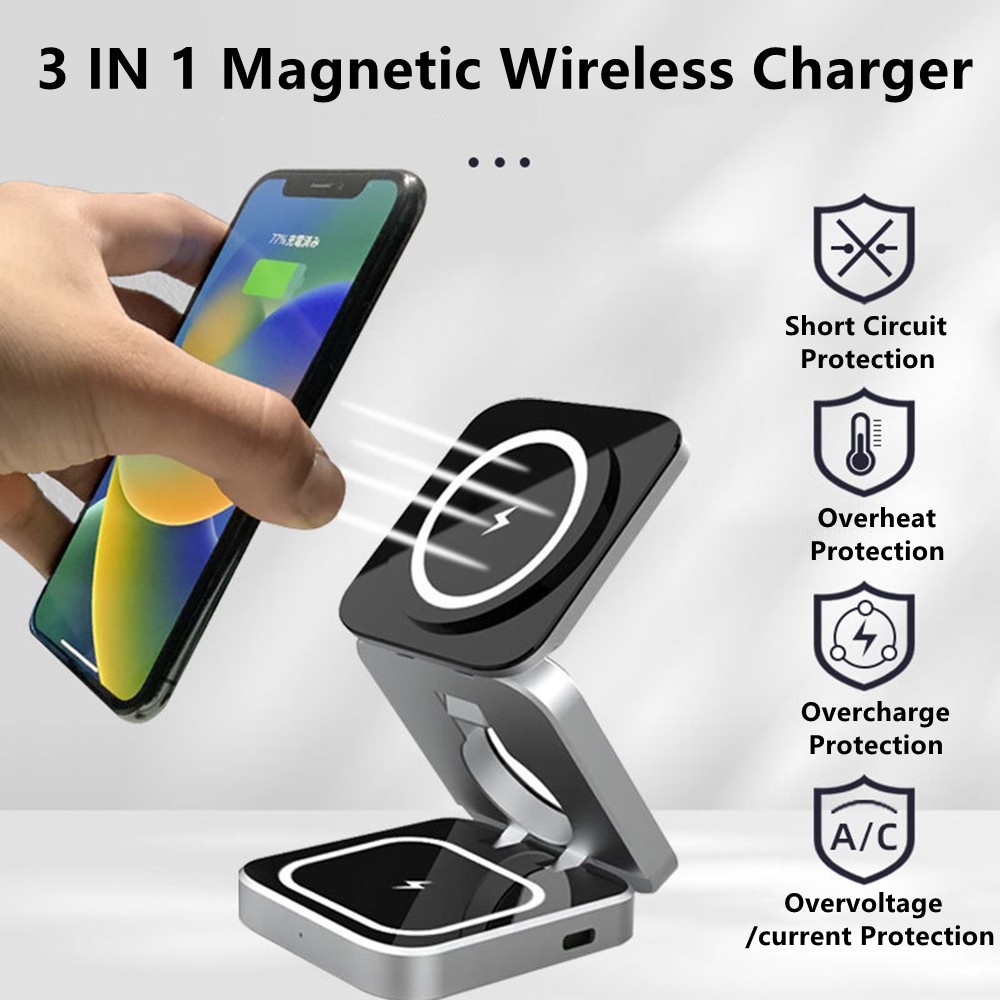 Foldable Magnetic Wireless Cha - Wireless Charger Watch recension och pris